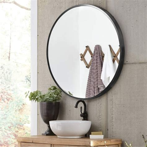 black mirroir|lightweight wall mirrors in black.